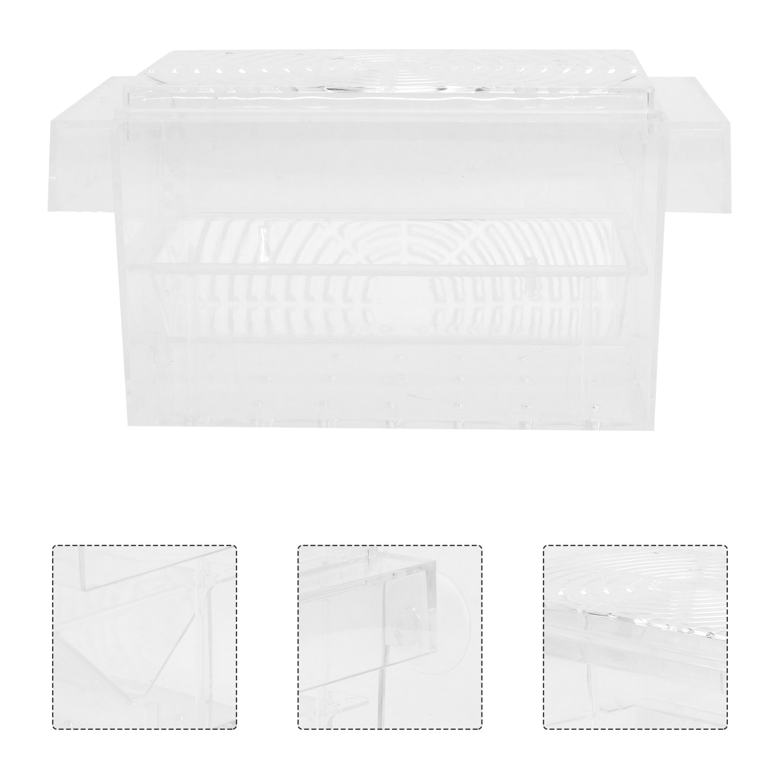 Aquarium Fish Tank - 1 ชิ้น กล่องแยกตัวปลา กล่องเพาะพันธุ์ลูกปลา กล่องเพาะฟักใส อุปกรณ์เสริมตู้ปลา