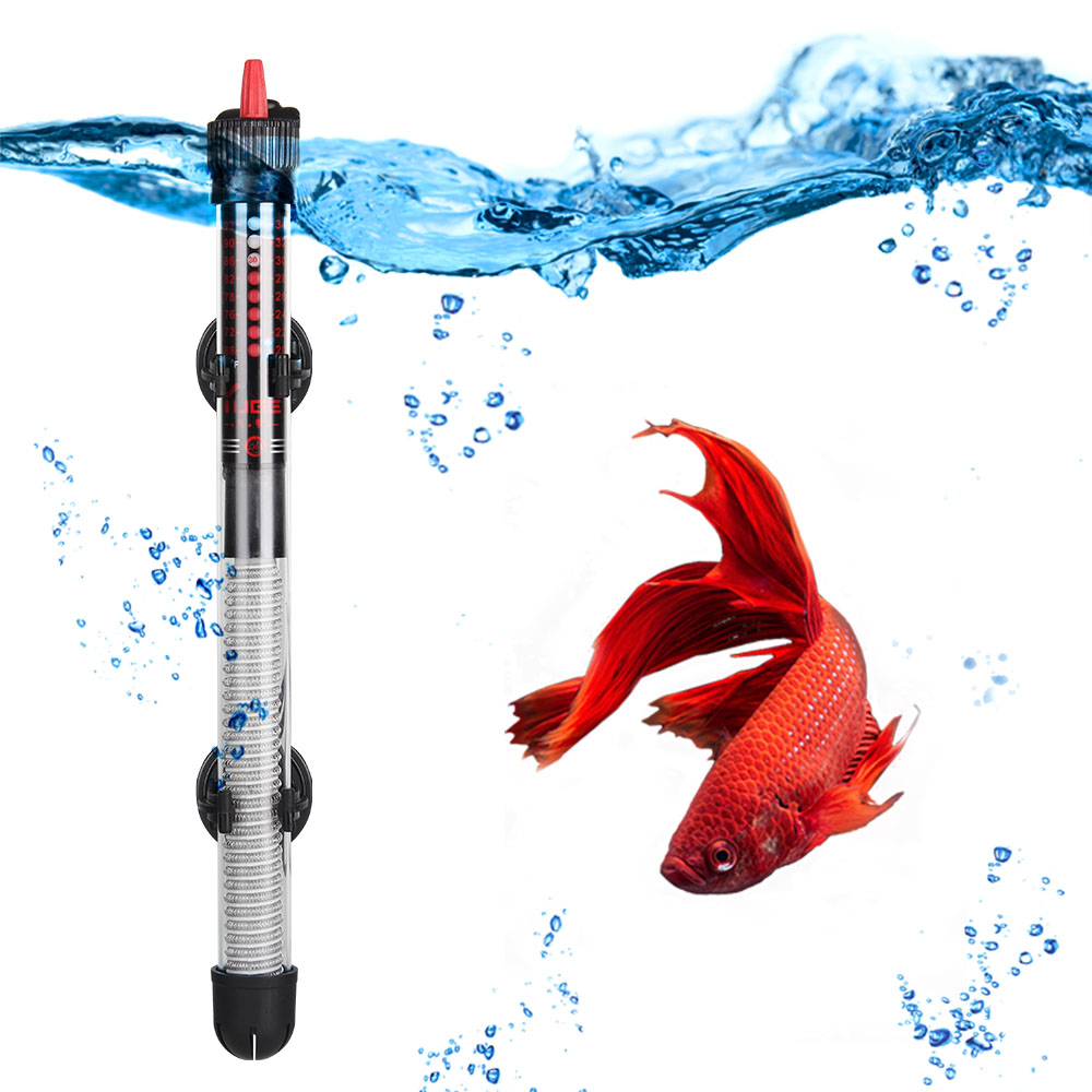 Fish Tank Heater - 110 v-220 v ปรับอุณหภูมิเครื่องทําความร้อน Rod 25