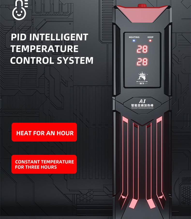 Fish Tank Heater - 110V 220V High-Powered ถังเครื่องทำน้ำอุ่นบาร์ความถี่ Aquarium เครื่องทำความร้อน