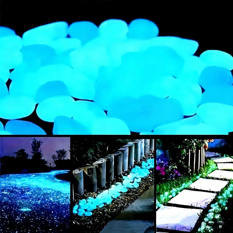 Fish Tank Gravel - หินเรืองแสง LED ขนาด 100-500 ชิ้น 1