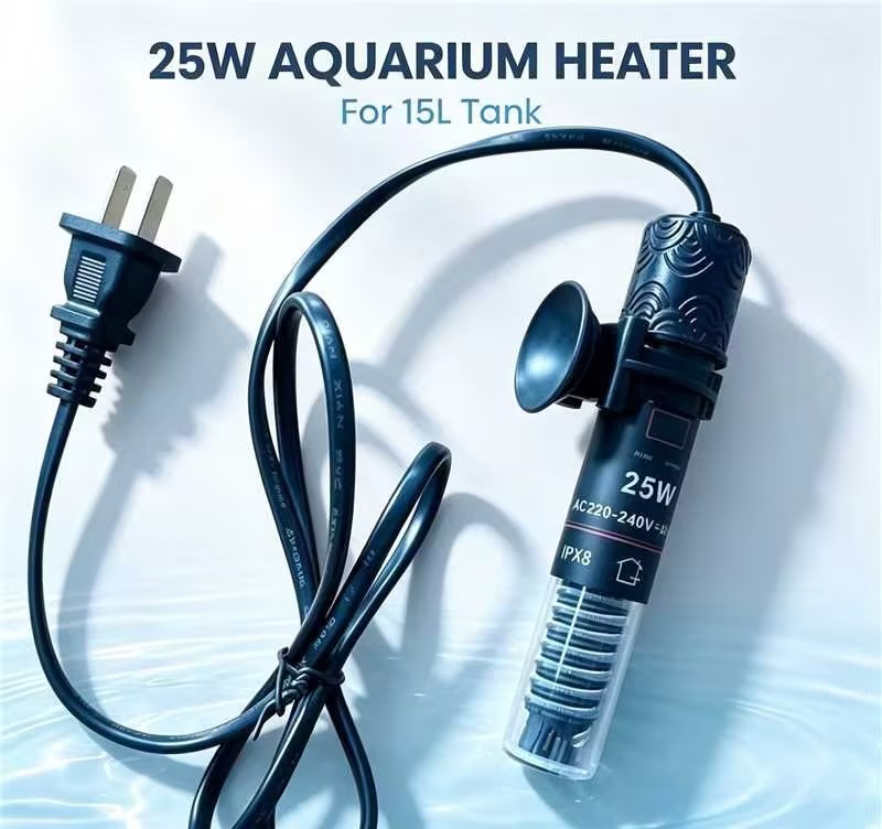 Fish Tank Heater - แท่งทำความร้อนสำหรับตู้ปลาขนาดเล็ก เครื่องทำความร้อนตู้ปลาแบบควบคุมอุณหภูมิคงที่ เครื่องทำความร้อนแบบจุ่มใต้น้ำพร้อมเทอร์โมสตัท