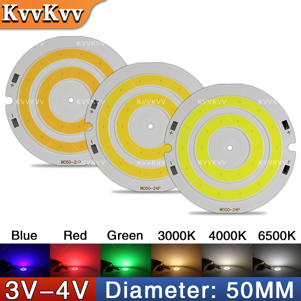 Aquarium Light - 3V 4V รอบ COB หลอดไฟ LED