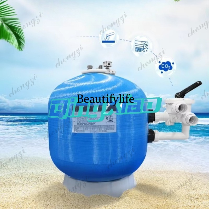 Fish Tank Filter - 81 ตัวกรองแรงดันน้ำสำหรับถังทราย, อุปกรณ์บำบัดน้ำสำหรับสระว่ายน้ำ บ่อน้ำร้อน บ่อปลา ระบบหมุนเวียนน้ำและกรองน้ำ