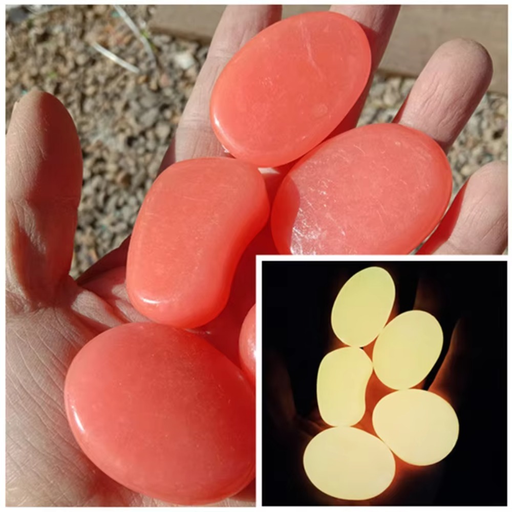 10pcs ตกแต่ง 4.5 ซม.Luminous P - Fish Tank Gravel บทวิจารณ์และราคา