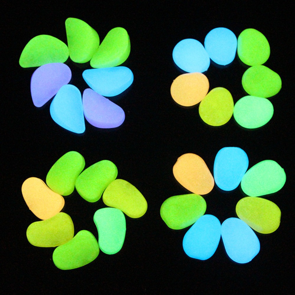 10pcs ตกแต่ง 4.5 ซม.Luminous P - Fish Tank Gravel บทวิจารณ์และราคา