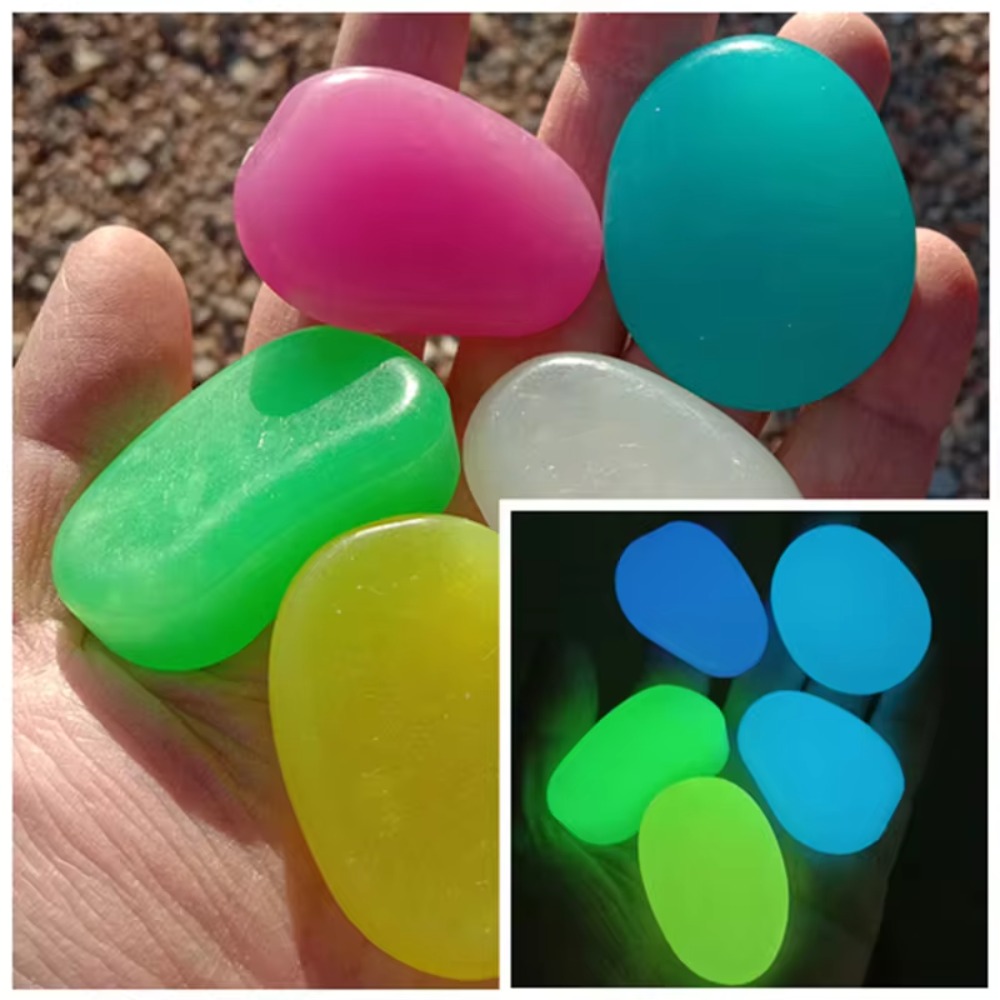 10pcs ตกแต่ง 4.5 ซม.Luminous P - Fish Tank Gravel บทวิจารณ์และราคา