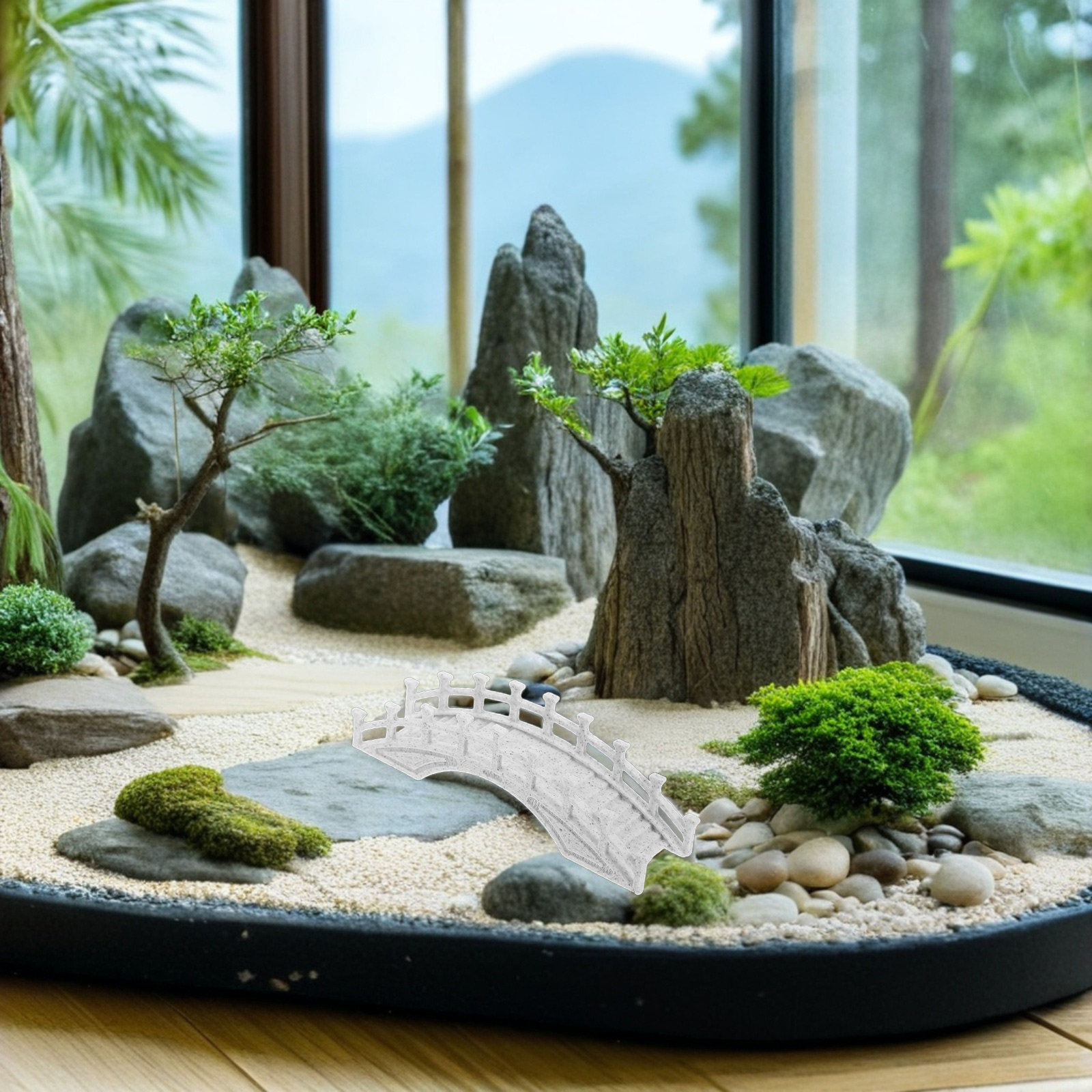 สะพานโค้งจิ๋วสำหรับตกแต่งสวน ข - Aquarium Decor บทวิจารณ์และราคา