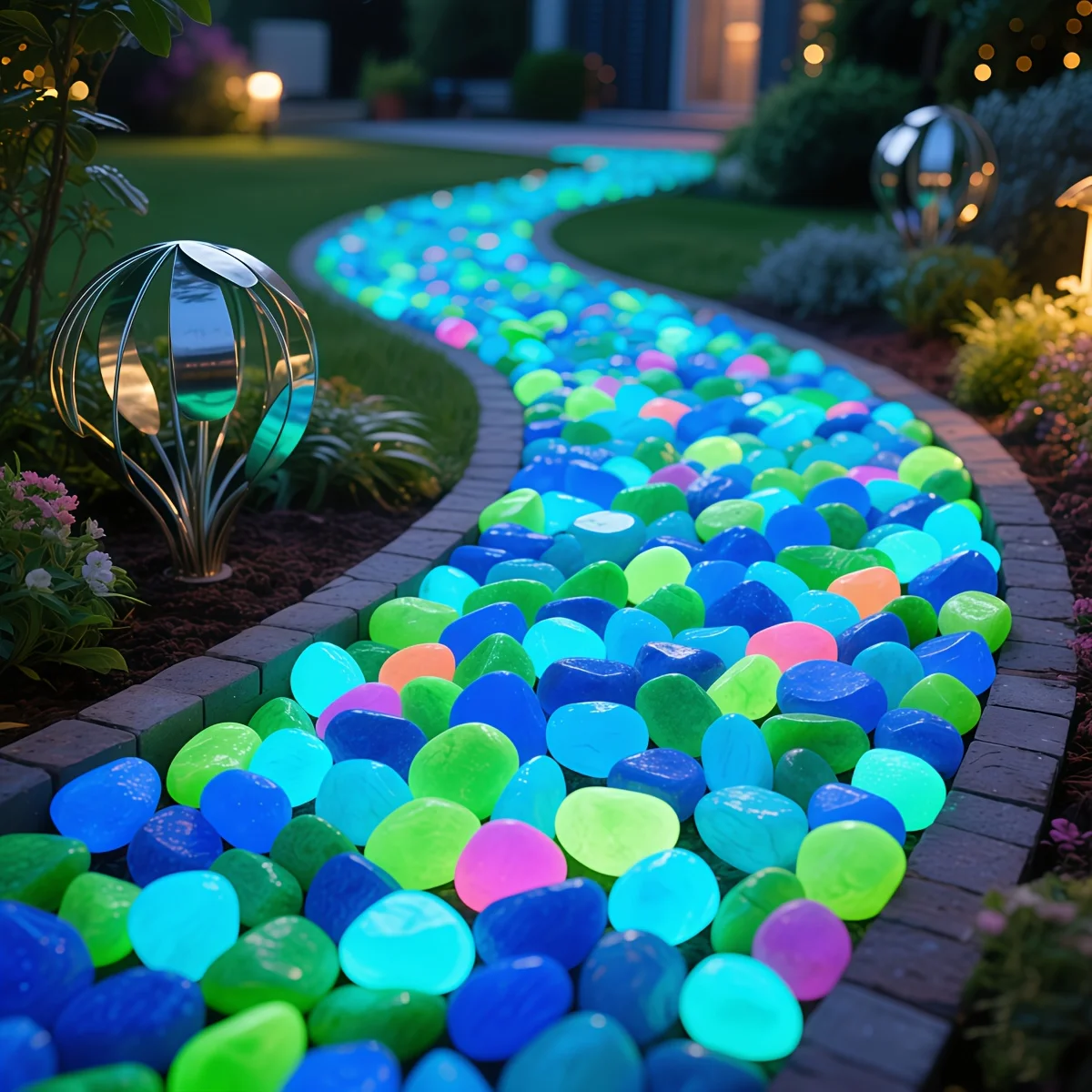 หินเรืองแสงสี 1 ซม. 100 ชิ้น ห - Fish Aquarium Home บทวิจารณ์และราคา