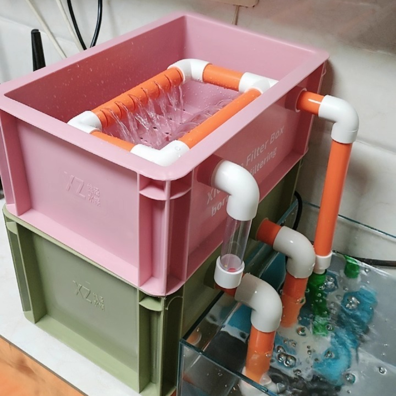 กล่องกรองน้ำสำหรับตู้ปลา กล่อง - Fish Tank Filter บทวิจารณ์และราคา
