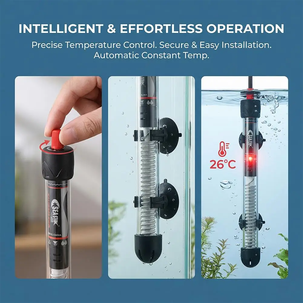 เครื่องทำความร้อนในตู้ปลาแบบปร - Fish Tank Heater บทวิจารณ์และราคา
