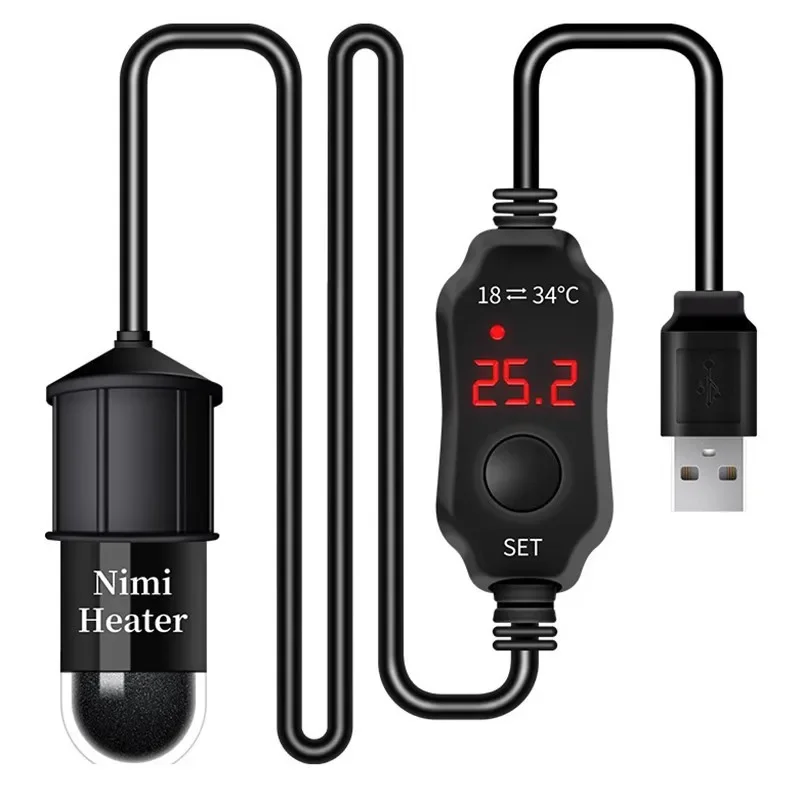 แท่งทำความร้อนตู้ปลาขนาดเล็กแบ - Fish Tank Heater บทวิจารณ์และราคา