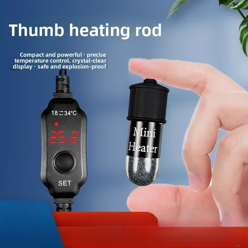 แท่งทำความร้อนตู้ปลาขนาดเล็กแบ - Fish Tank Heater บทวิจารณ์และราคา