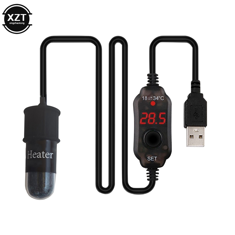 Mini USB ชาร์จ Aquarium เครื่อ - Fish Tank Heater บทวิจารณ์และราคา