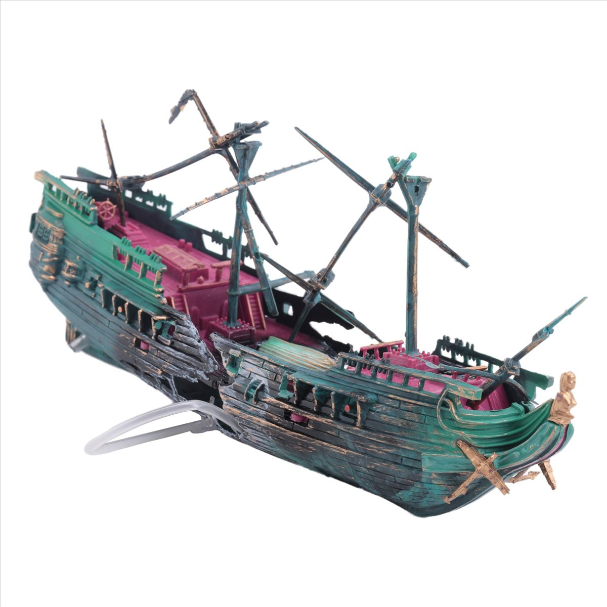 【ABFS】ชุดเรือพลาสติกตกแต่งตู้ป - Aquarium Decor บทวิจารณ์และราคา