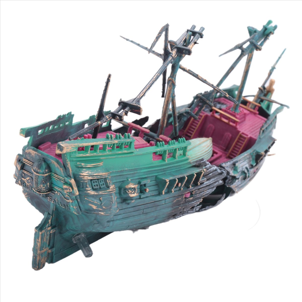 【ABFS】ชุดเรือพลาสติกตกแต่งตู้ป - Aquarium Decor บทวิจารณ์และราคา
