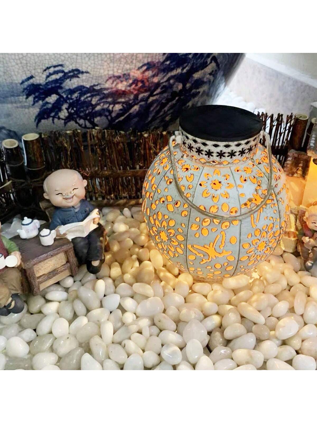River Rocks ตกแต่งประดับสีขาว  - Fish Tank Gravel บทวิจารณ์และราคา