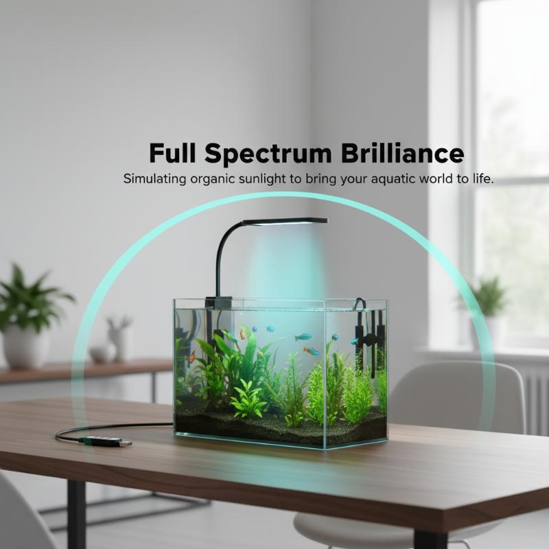 ไฟคลิปหนีบตู้ปลาแบบยืดหยุ่น US - Aquarium Light บทวิจารณ์และราคา