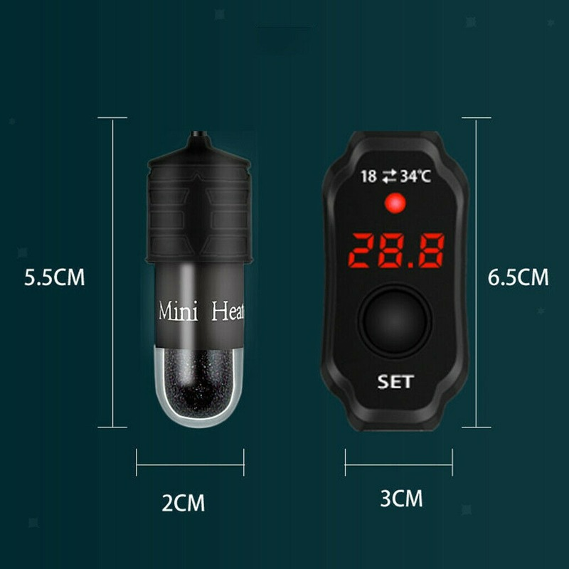 Mini Aquarium Fish Tank เครื่อ - Fish Tank Heater บทวิจารณ์และราคา