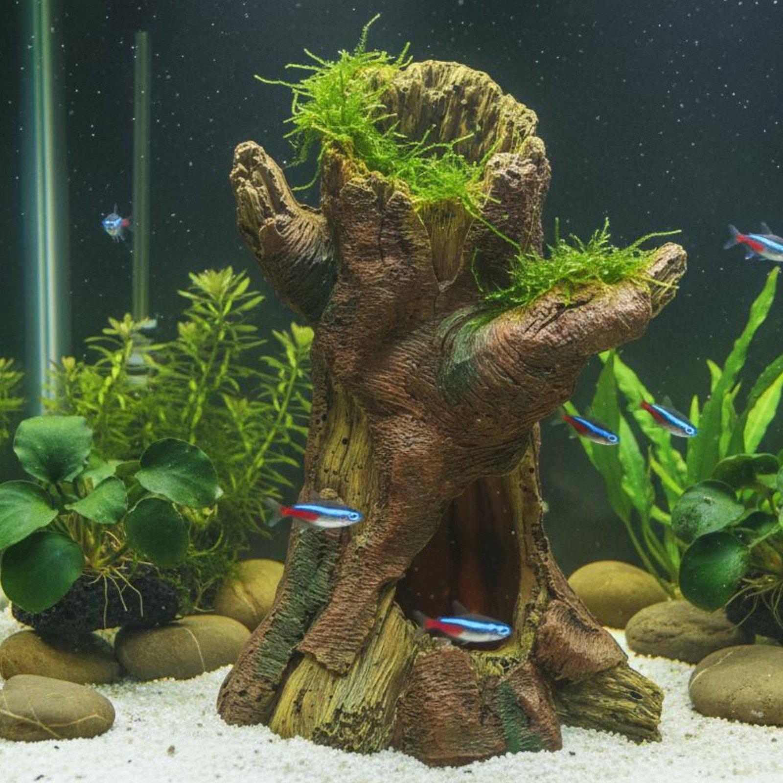 ของตกแต่งตู้ปลา ต้นไม้เรซินสำห - Aquarium Decor บทวิจารณ์และราคา