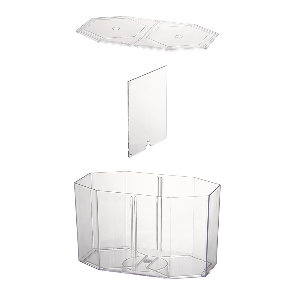 อะคริลิคสองแยก Guppy Fish Tank - Betta Fish Tank บทวิจารณ์และราคา