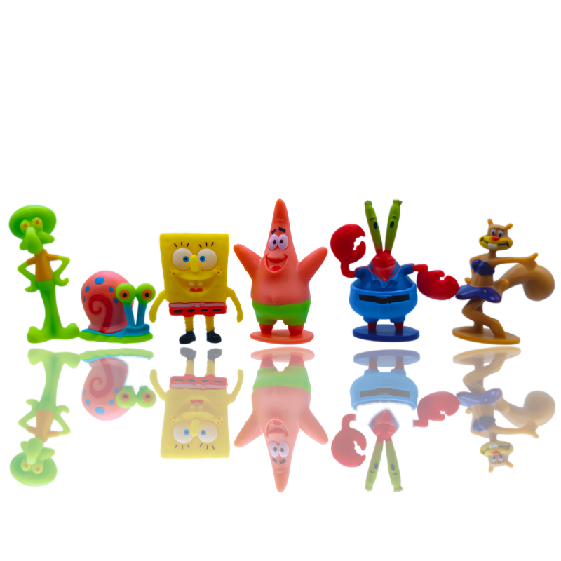 ของตกแต่งตู้ปลาสpongebob 6 ชิ้ - Fish Aquarium Home บทวิจารณ์และราคา