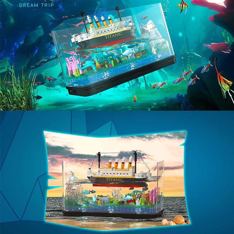 Moc เรือไททานิคเรือโจรสลัดพร้อ - Aquarium Fish Keeping บทวิจารณ์และราคา