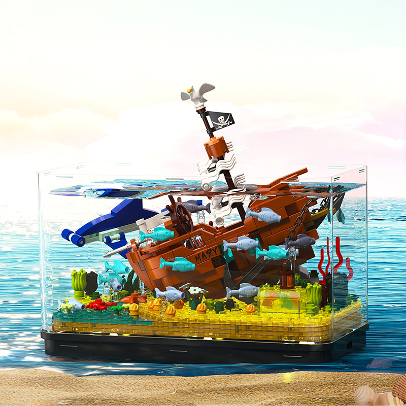 Moc เรือไททานิคเรือโจรสลัดพร้อ - Aquarium Fish Keeping บทวิจารณ์และราคา