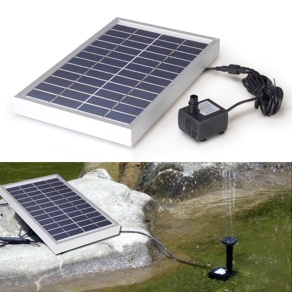 ปั๊มน้ำพลังงานแสงอาทิตย์แบบปรั - Aquarium Pump บทวิจารณ์และราคา