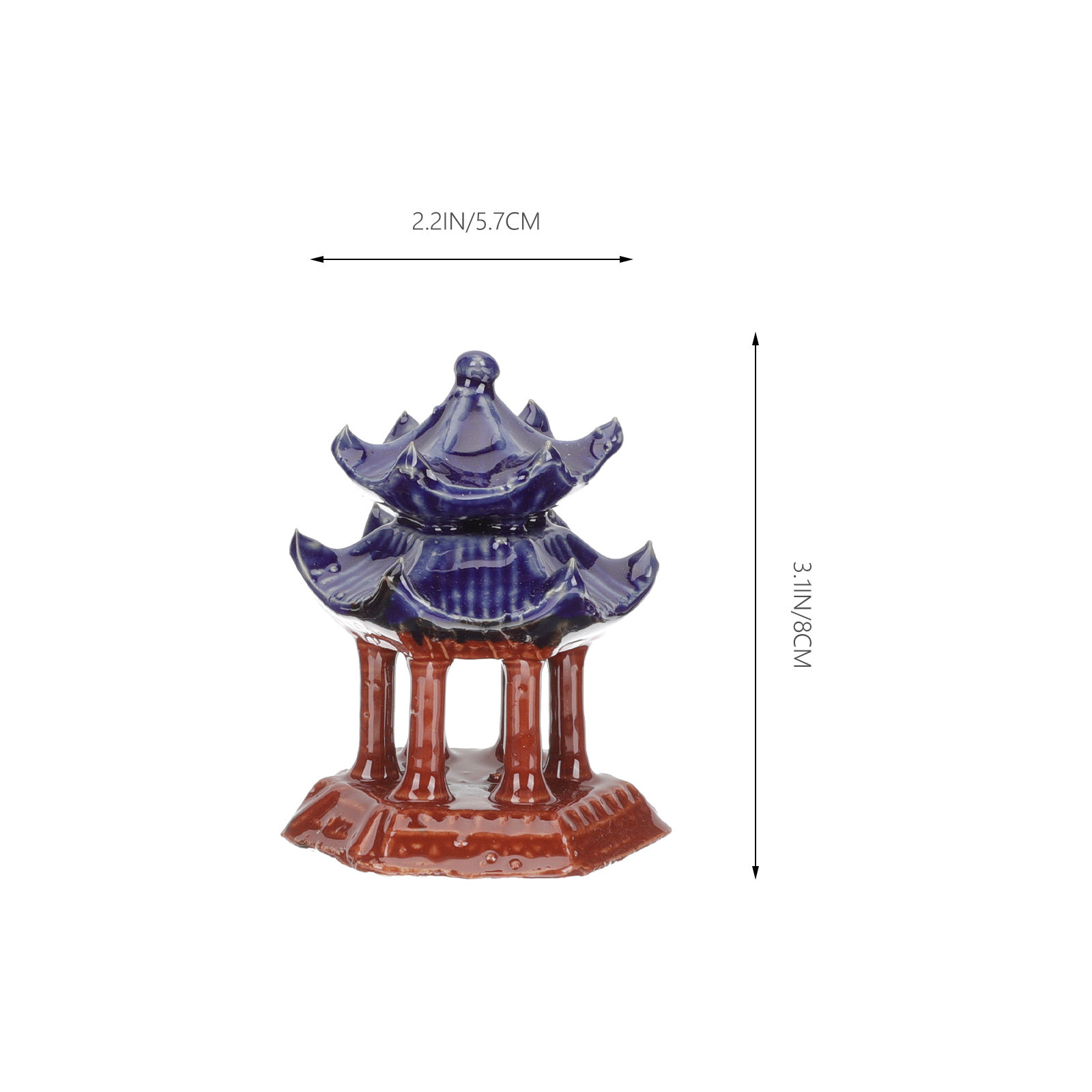 3 ชิ้น ศาลาเซรามิกจิ๋ว ของตกแต - Aquarium Decor บทวิจารณ์และราคา