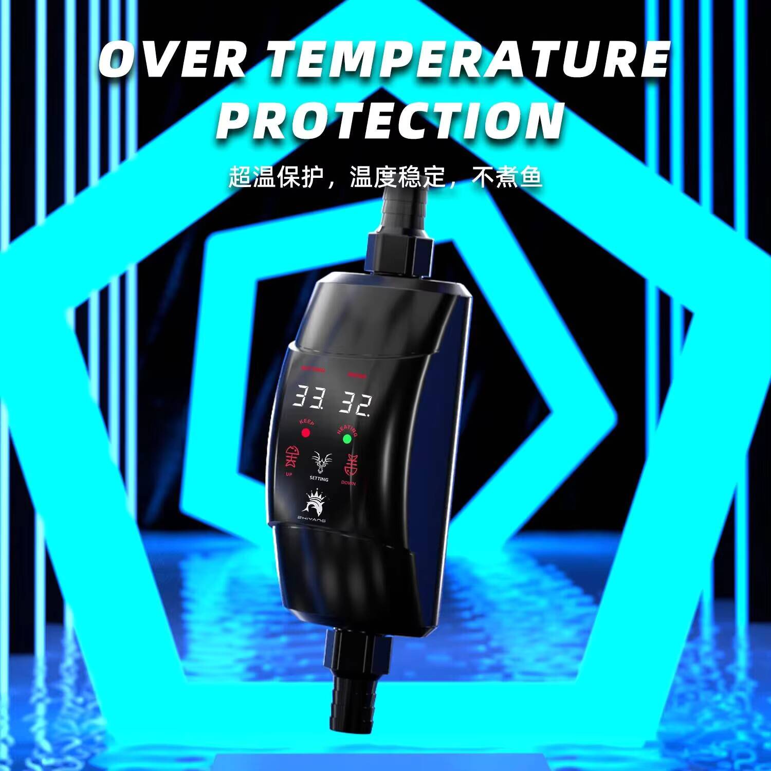 แท่งทําความร้อนภายนอก 300W -12 - Fish Tank Heater บทวิจารณ์และราคา