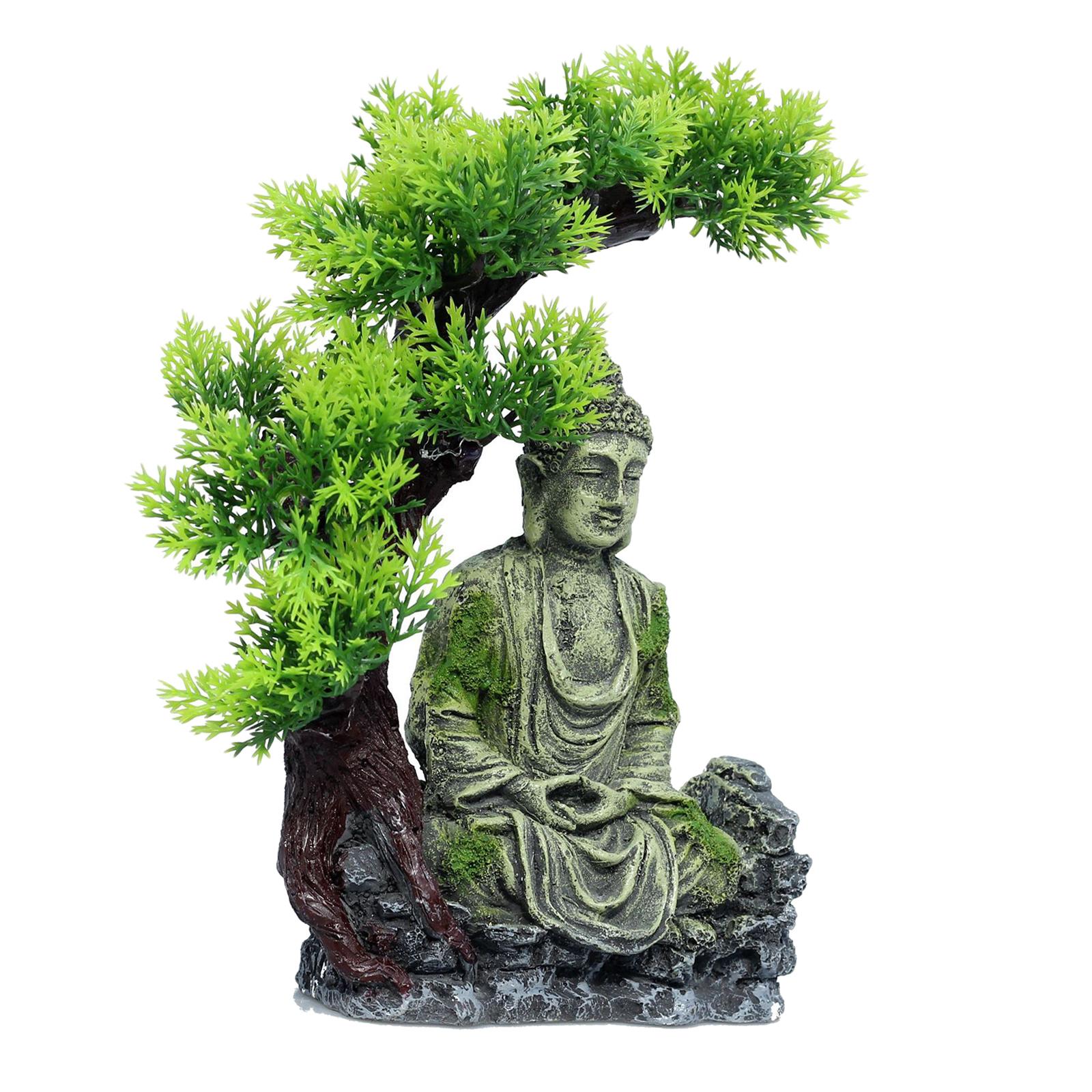 รูปปั้นพระพุทธรูป ของตกแต่งตู้ - Betta Fish Tank บทวิจารณ์และราคา