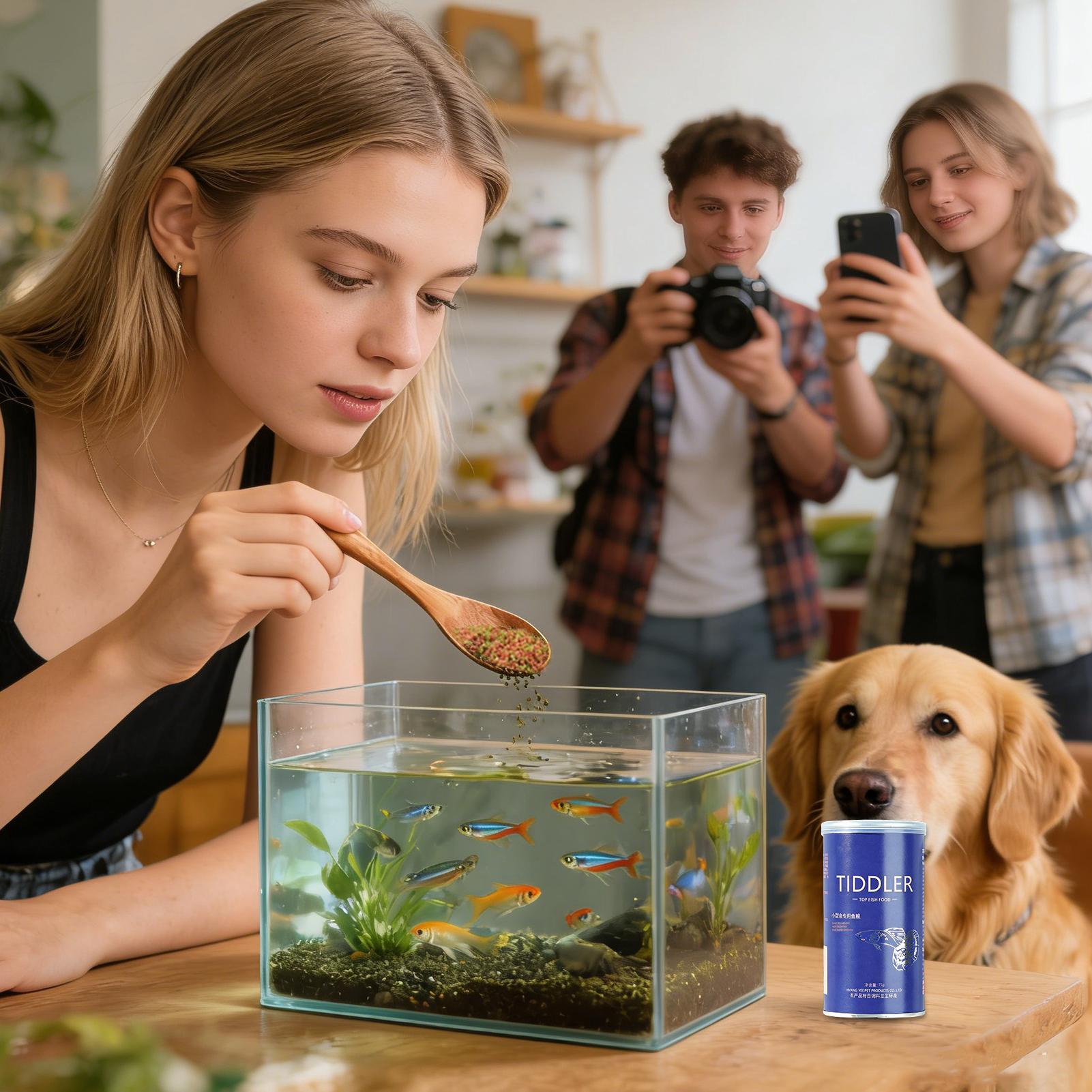 อาหารปลา อาหารสำหรับปลาเบต้าขน - Betta Fish Tank บทวิจารณ์และราคา