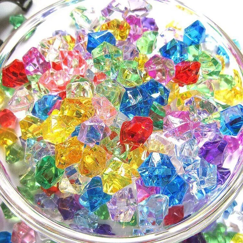 200 PCS อัญมณีอะคริลิคหินสีสัน - Fish Tank Gravel บทวิจารณ์และราคา