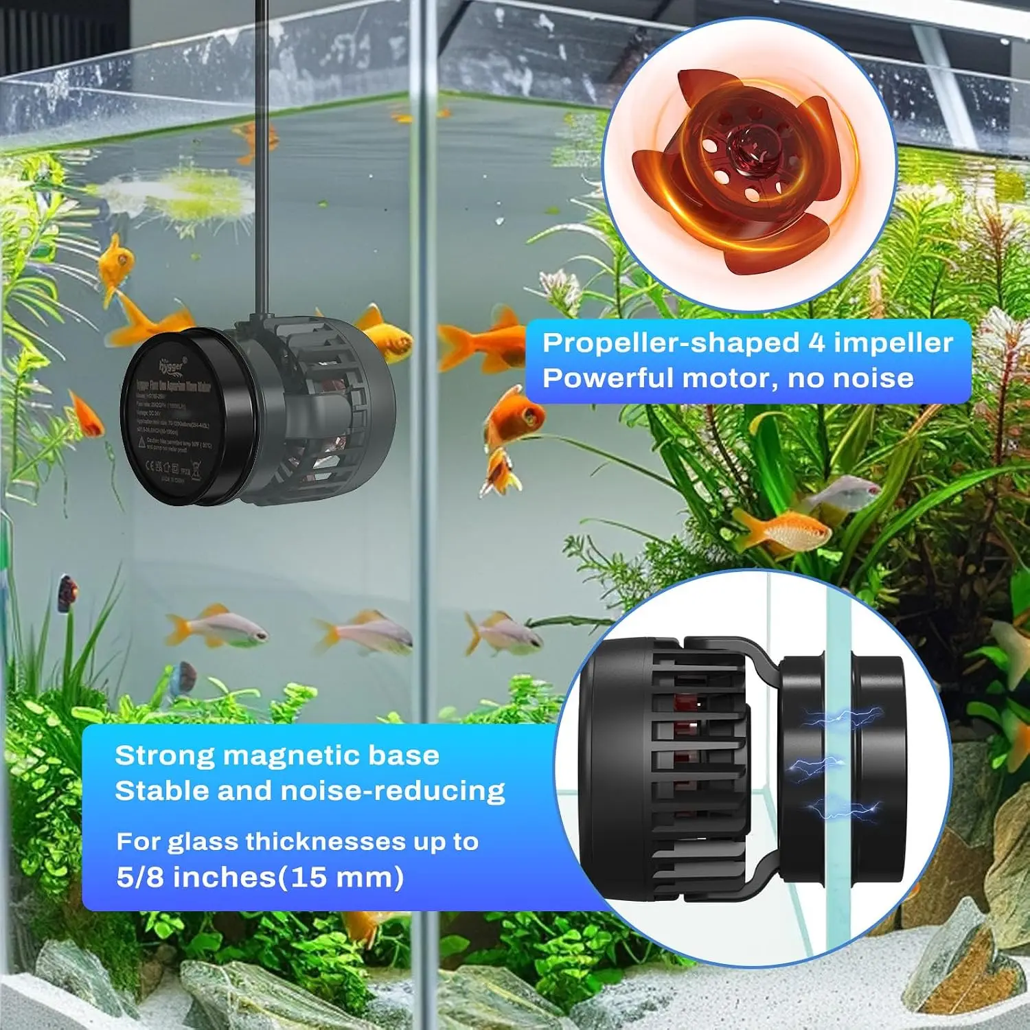 เครื่องสร้างคลื่น DC กำลังสูงส - Aquarium Pump บทวิจารณ์และราคา
